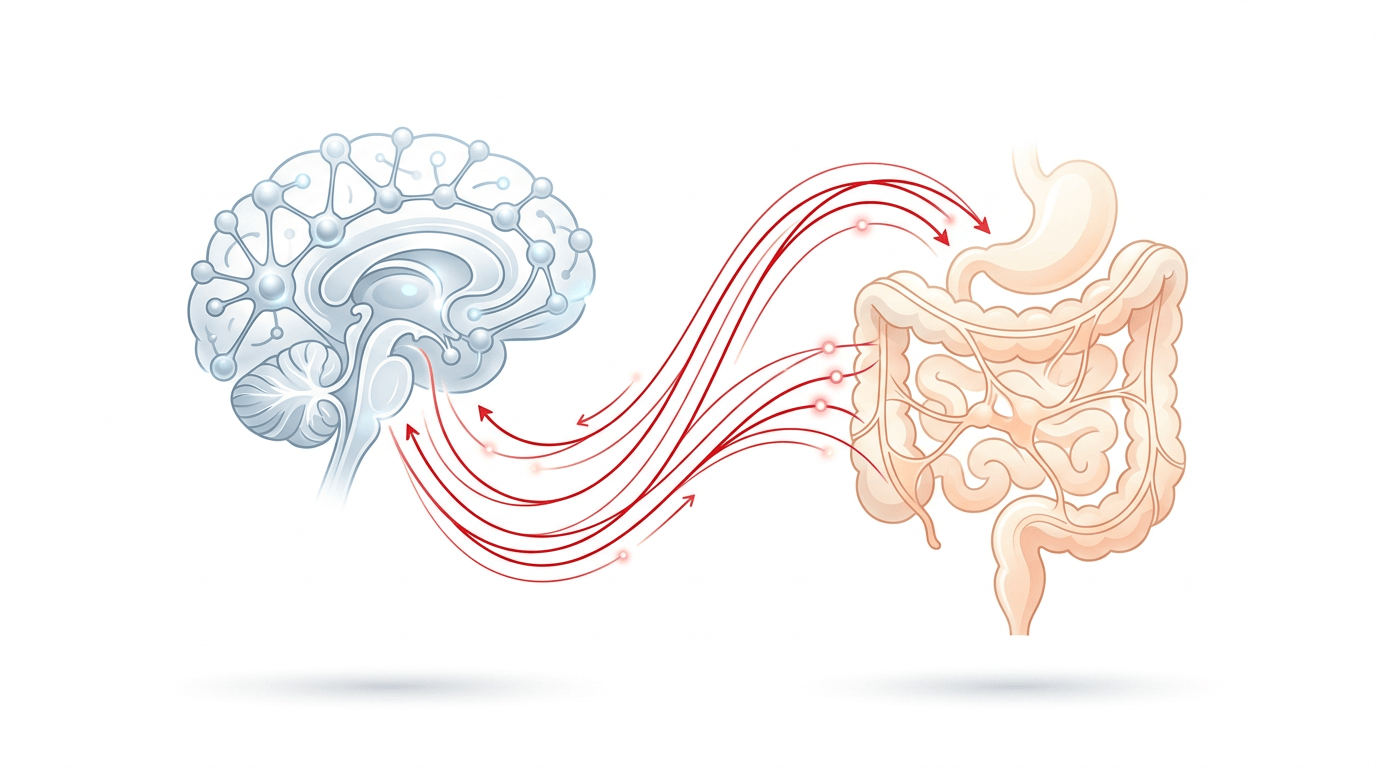 Gut-brain axis bidirectional communication