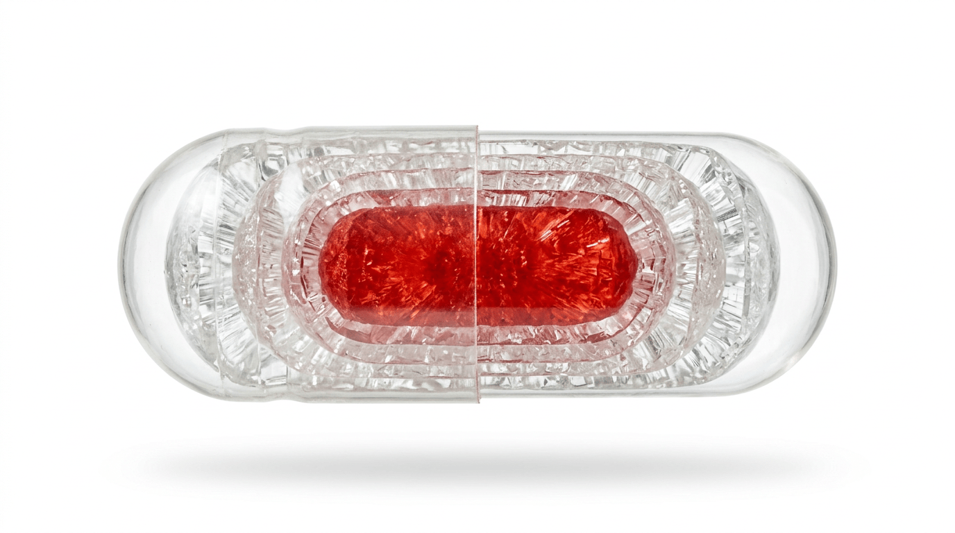 Multi-layer probiotic capsule